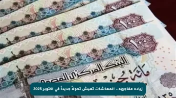 زيادة مفاجئة.. المعاشات تعيش تحولاً جديداً في أكتوبر 2025